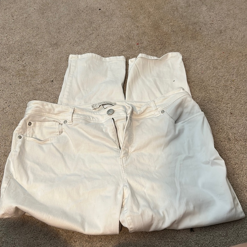 White jeans